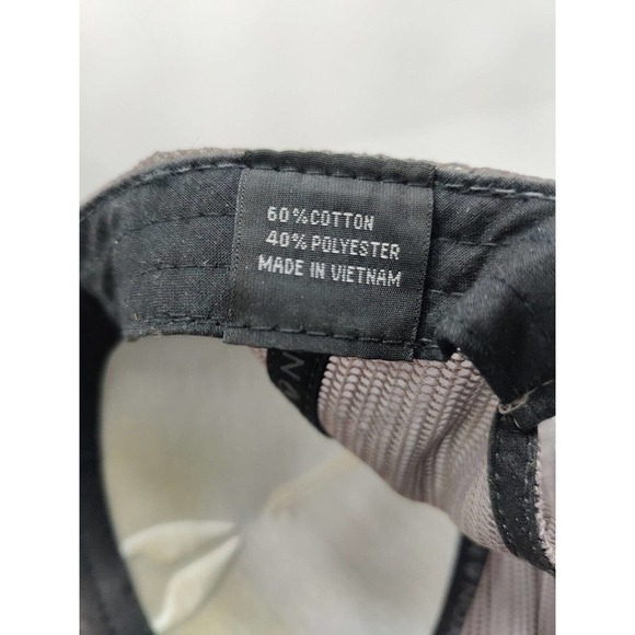 Nixon Men's Trucker Hat adjustable Gray w/White Embroider Logo OSFM Acrylic/Wool - Picture 6 of 9